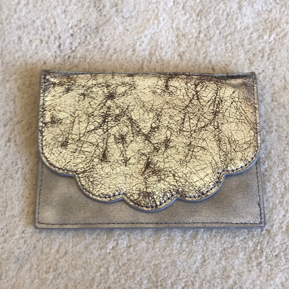 Anthropologie Silver Pouch